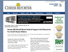 Tablet Screenshot of cheesereporter.com
